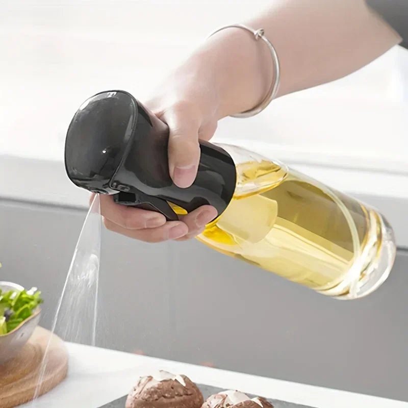 Olive Oil Spray Bottle for Kitchen Cooking, Baking, Camping, Vinegar & Soy Sauce Sprayer Container Dispenser