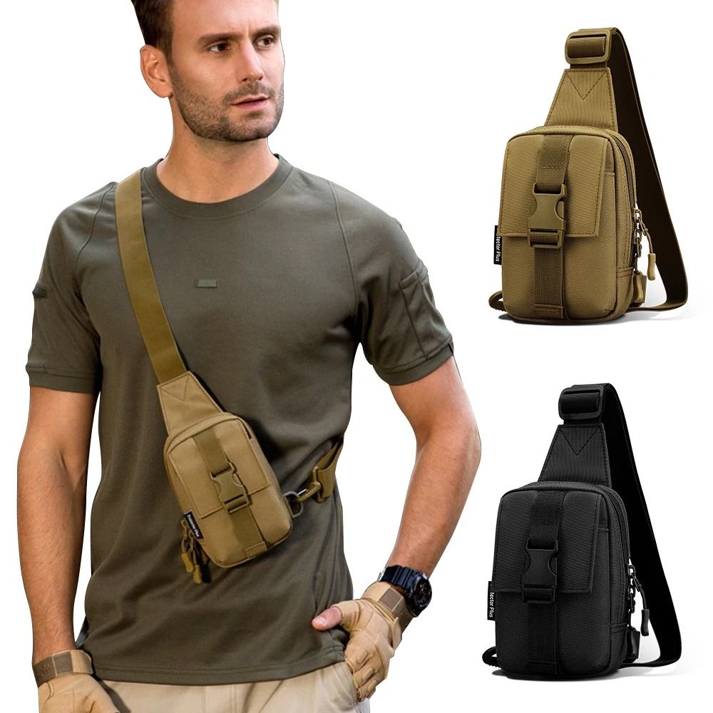 Tactical Chest Bag Military Trekking Pack EDC Sports Bag Shoulder Bag Crossbody Pack Assault Pouch  1