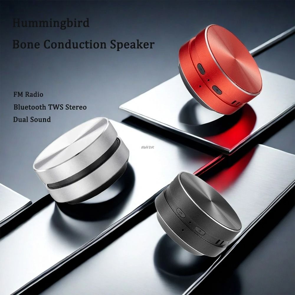 Mini Bone Conduction Bluetooth Speaker With Stereo Sound And FM Radio 1
