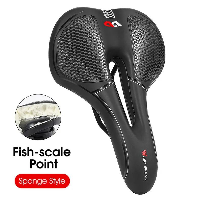 Ergonomic Bicycle Seat Cushion With Breathable PU For Road And Mountain Bikes 9