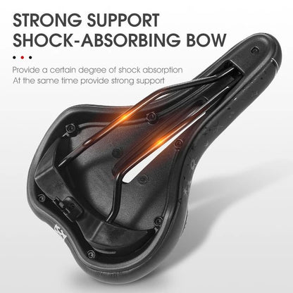 Ergonomic Bicycle Seat Cushion With Breathable PU For Road And Mountain Bikes 4
