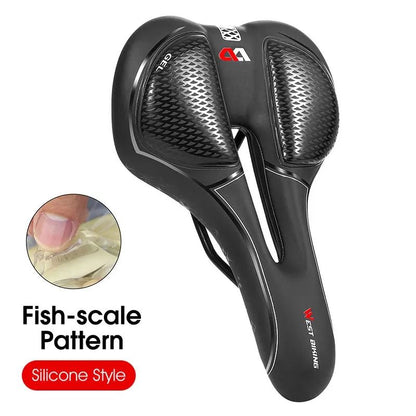 Ergonomic Bicycle Seat Cushion With Breathable PU For Road And Mountain Bikes 8