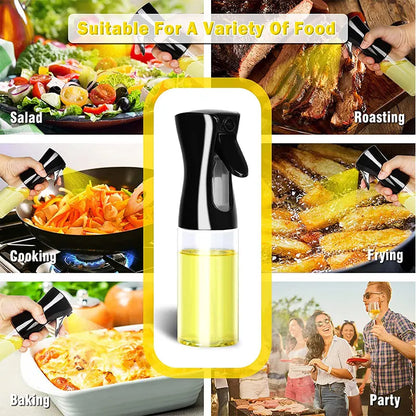 Olive Oil Spray Bottle Acid Sprayer For Kitchen BBQ Baking  Cooking Reusable Oil Dispenser Nebulize 4