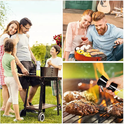 Olive Oil Spray Bottle Acid Sprayer For Kitchen BBQ Baking  Cooking Reusable Oil Dispenser Nebulize 5