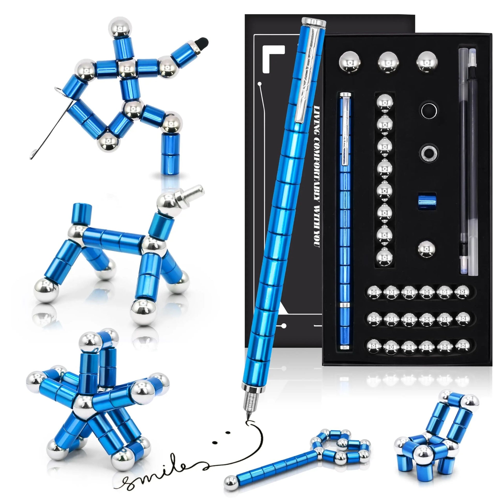 Magnetic Fidget Pen With Spinning Toy Function For Anxiety Relief 10