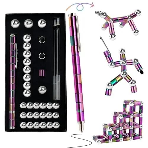 Magnetic Fidget Pen With Spinning Toy Function For Anxiety Relief 11