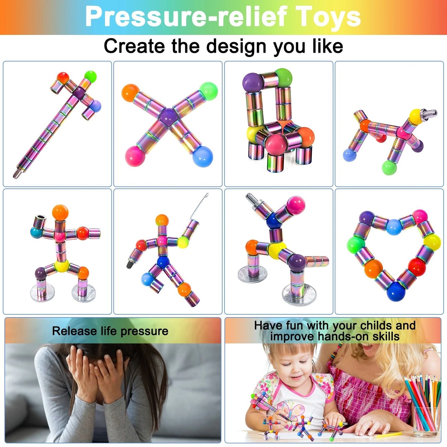 Magnetic Fidget Pen With Spinning Toy Function For Anxiety Relief 4