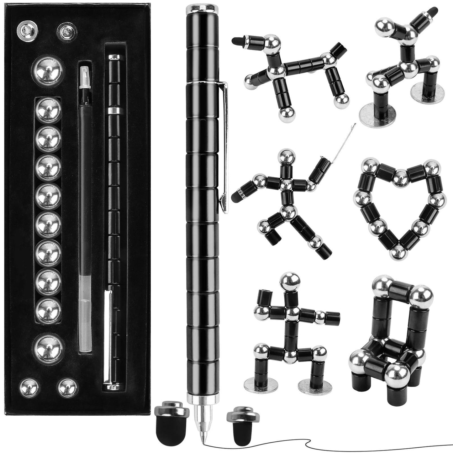 Magnetic Fidget Pen With Spinning Toy Function For Anxiety Relief 8