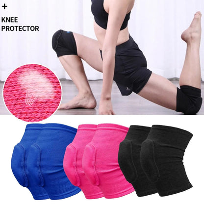 Sports Compression Knee Pads with Thickened Cushion Support for Training and Dance