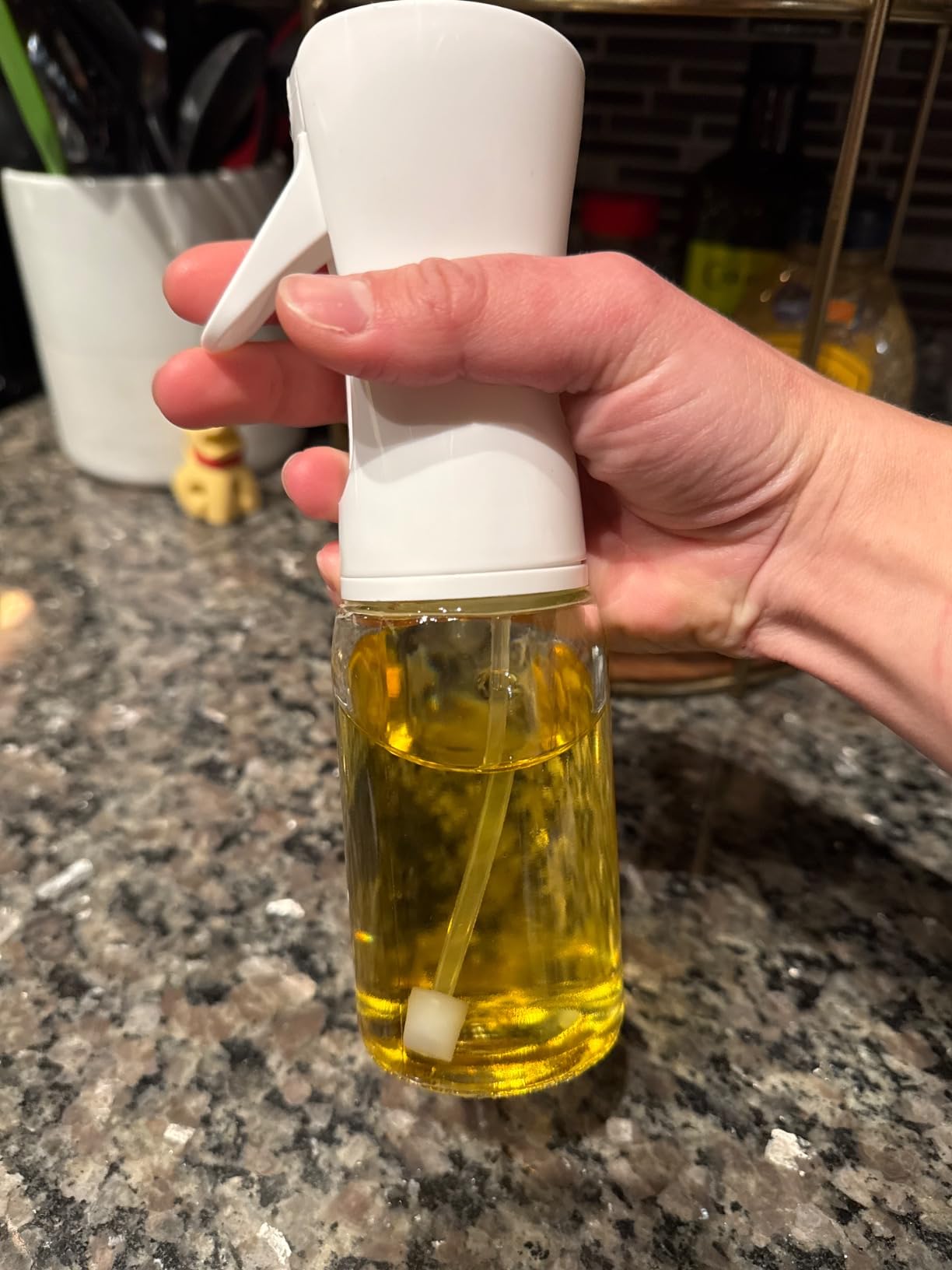 Cooking Oil Spray Bottle Air Fryer Accessories Olive Oil Mister Spray Bottle For Cooking Refillable 1