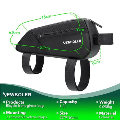 Waterproof Bicycle Frame Bag With Reflective Design And Large Capacity 3