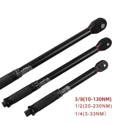 Adjustable Torque Wrench with Ratchet Head for Cars and Bicycles