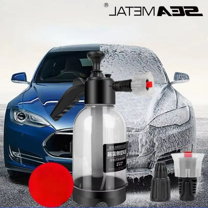 Car Wash Spray Bottle Hand Pump Foam Sprayer Car Air Pressure Spray Washer Auto Detailing  Window C 2