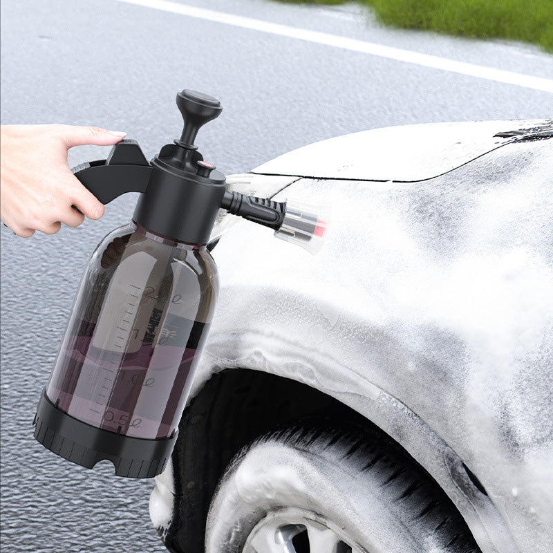 Car Wash Spray Bottle Hand Pump Foam Sprayer Car Air Pressure Spray Washer Auto Detailing  Window C 5