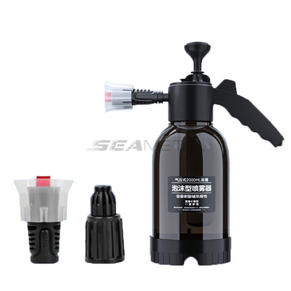 Car Wash Spray Bottle Hand Pump Foam Sprayer Car Air Pressure Spray Washer Auto Detailing & Window Cleaning Tools