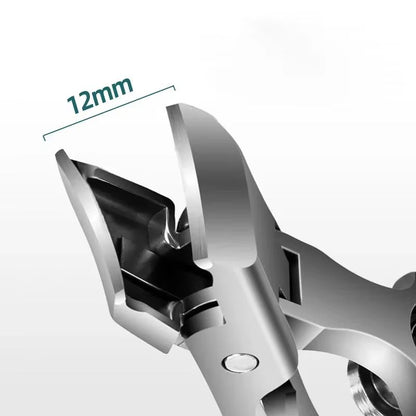 AntiSplash Thick Toenail Clippers  Large Opening Curved Nail Cutter For Precise Manicures 3