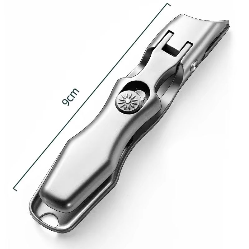 AntiSplash Thick Toenail Clippers  Large Opening Curved Nail Cutter For Precise Manicures 6