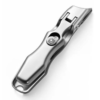 AntiSplash Thick Toenail Clippers  Large Opening Curved Nail Cutter For Precise Manicures 8