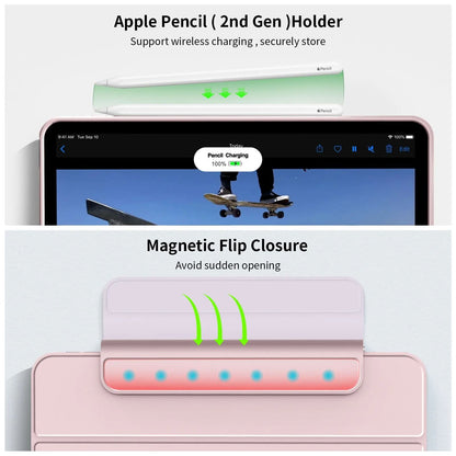Magnetic Rotating Detachable IPad Case With Stand 2