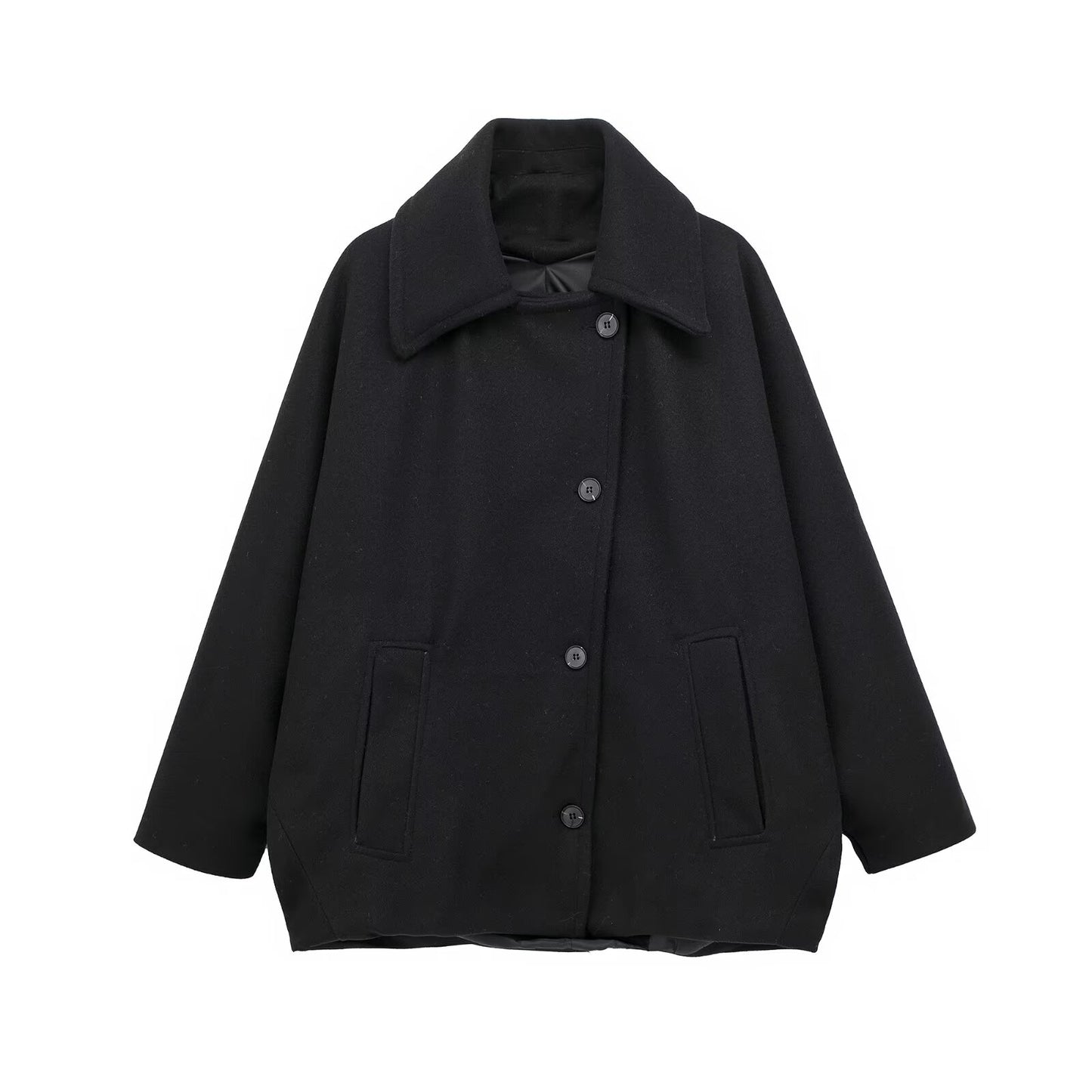 Autumn New Women Clothing European and American Style French Wool Blend Short Coat Jacket, Warm Stylish Layer