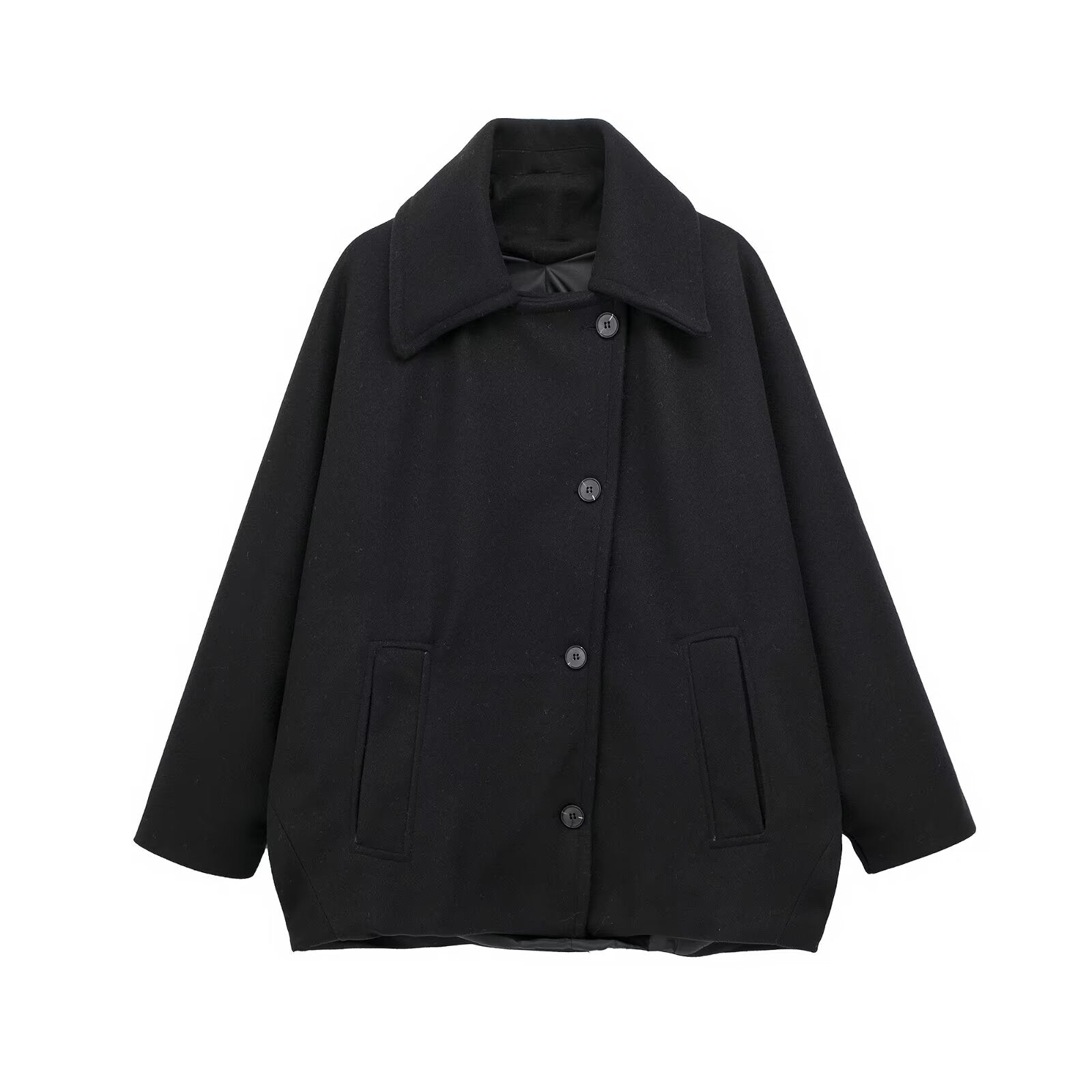Autumn New Women Clothing European and American Style French Wool Blend Short Coat Jacket, Warm Stylish Layer