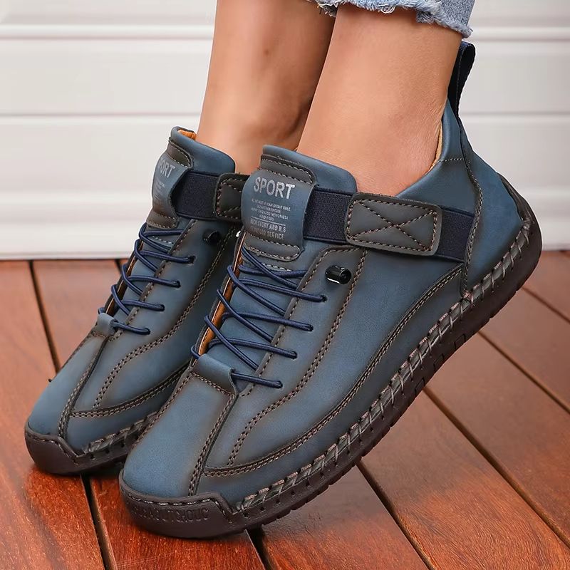 Womens MidTop Retro Workwear Boots  Fashionable British Style AntiSlip Shoes 9