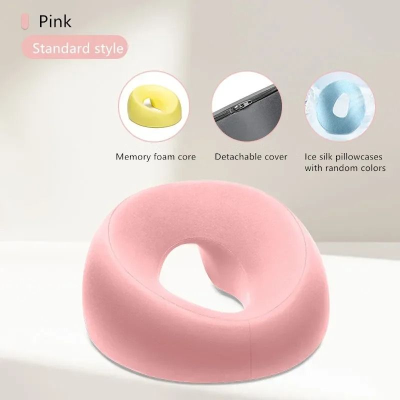 Face Down Memory Foam Pillow For Desk Naps And Massage 9