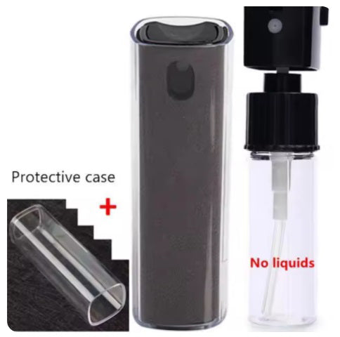 AllinOne Microfiber Screen Cleaner Spray Bottle Set With Microfiber Cloth For Mobile Phone IPad Com 5