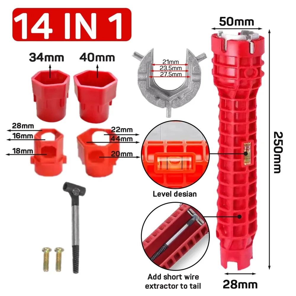 Sink Faucet Wrench Plumbing Repair Tool 6