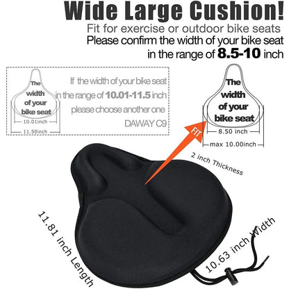 Electric Bike Gel Cushion Seat Cover 5