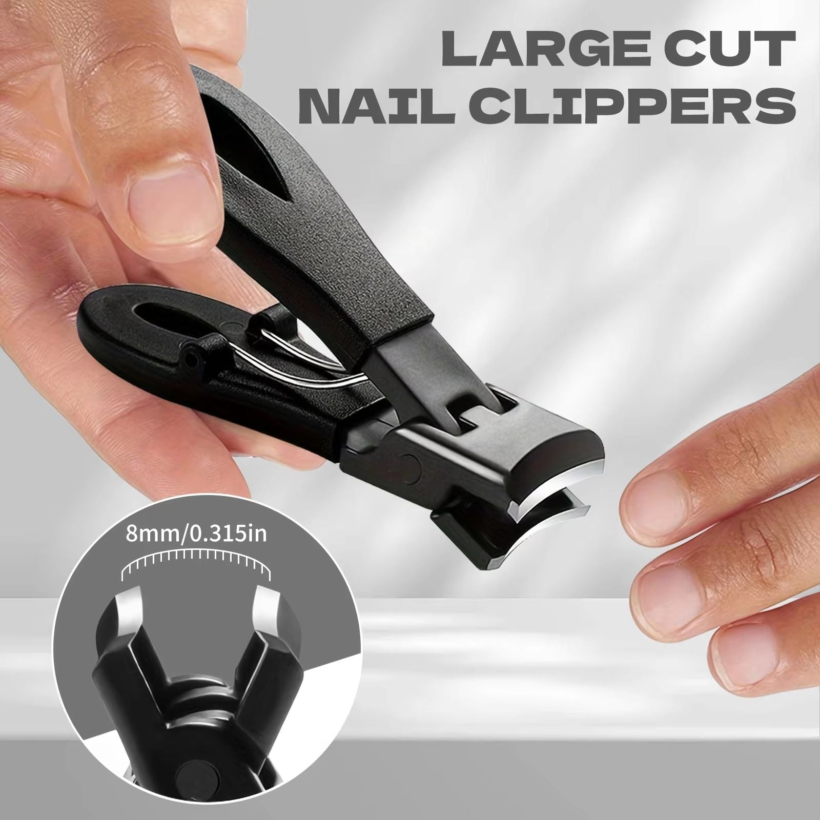 7Piece Professional Nail Clippers  Manicure Tool Set With Portable Travel Case 2