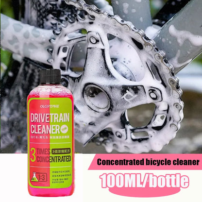 Professional Bike Drivetrain Cleaner Bicycle Chain Cleaning Maintenance Liquid Degreaser Spray for Smooth & Long-Lasting