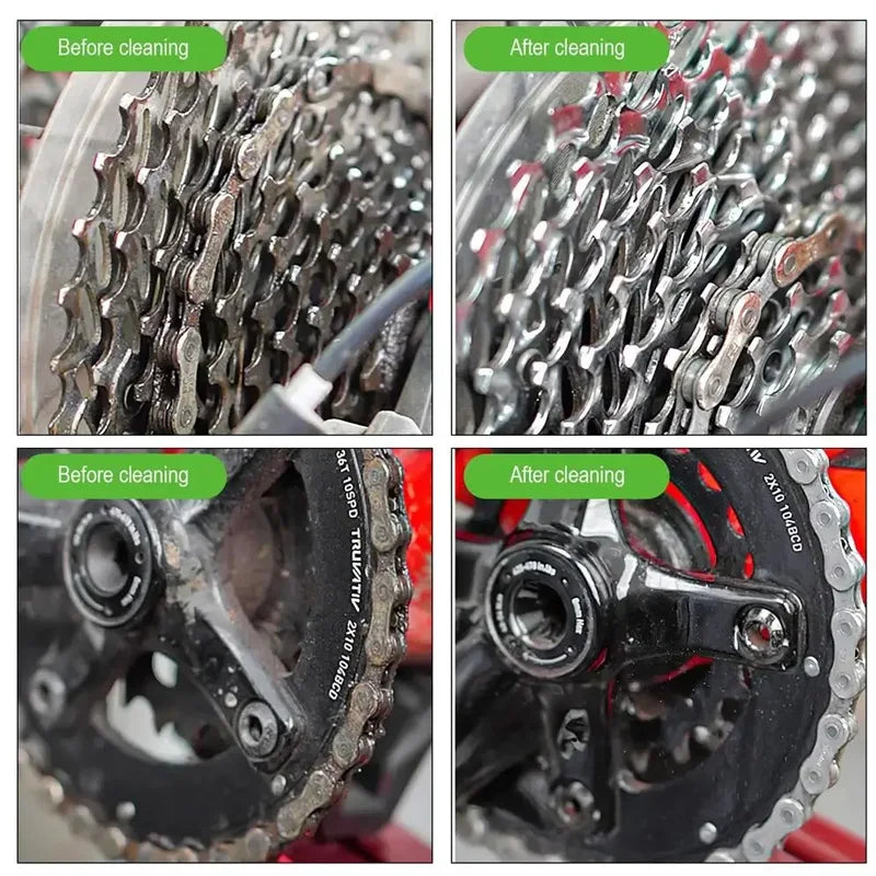 Professional Bike Drivetrain Cleaner Bicycle Chain Cleaning Maintenance Liquid Degreaser Spray For  4