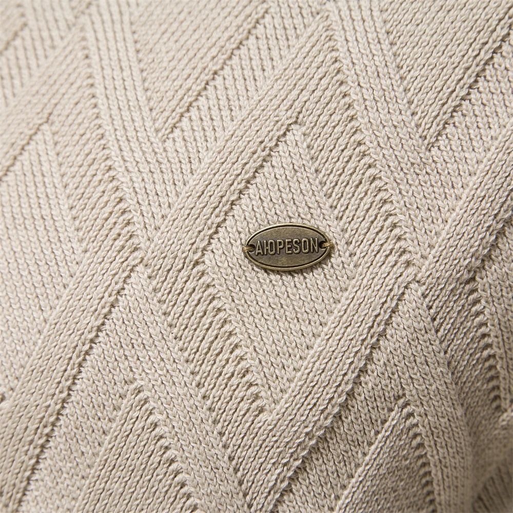 Mens Solid Knit Pullover Sweater 3