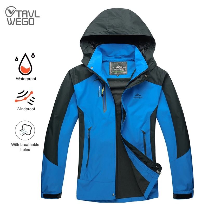 Mens Waterproof Outdoor Hiking Jacket