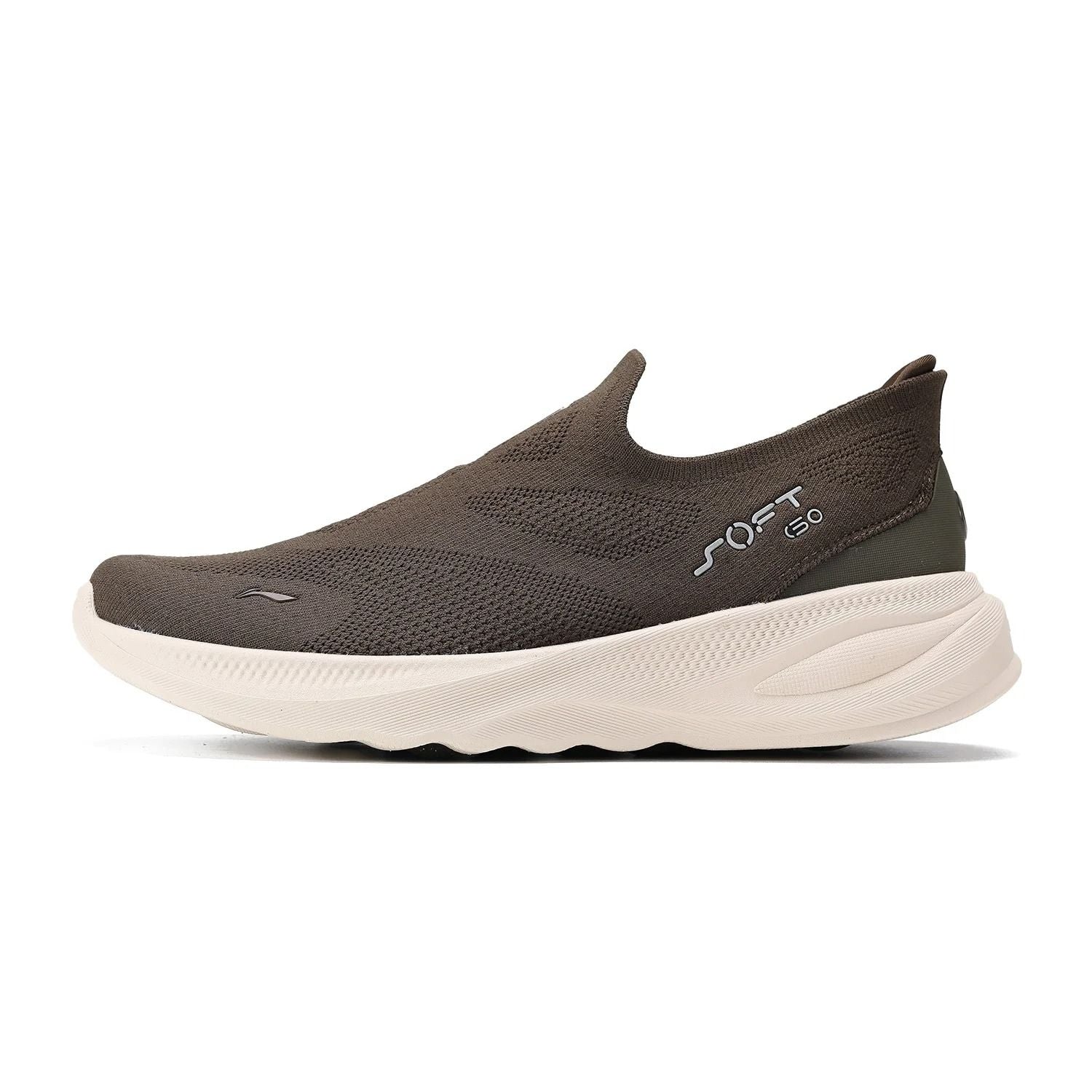 Mens Slip On Knit Walking Shoes With Cushion Support 8