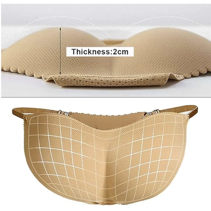 Control Butt Hip Enhancer 3D Push Up Panties For Women With Sponge Padded Shaper  Fake Ass Briefs   1