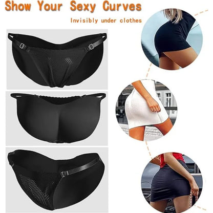 Control Butt Hip Enhancer 3D Push Up Panties For Women With Sponge Padded Shaper  Fake Ass Briefs   3
