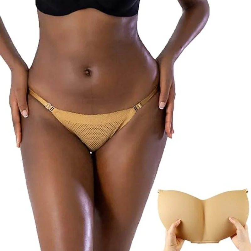 Control Butt Hip Enhancer 3D Push Up Panties For Women With Sponge Padded Shaper  Fake Ass Briefs   6