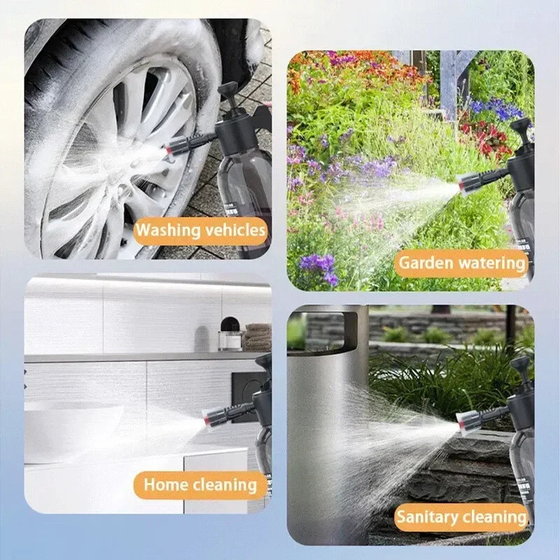 Hand Pump Foam Sprayer Snow Foam Gun Nozzle Pressure Relief Valve Car Wash Bottle  Multipurpose Win 4