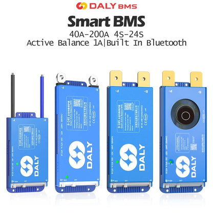 Smart BMS with Bluetooth and WiFi Active Balance Protection
