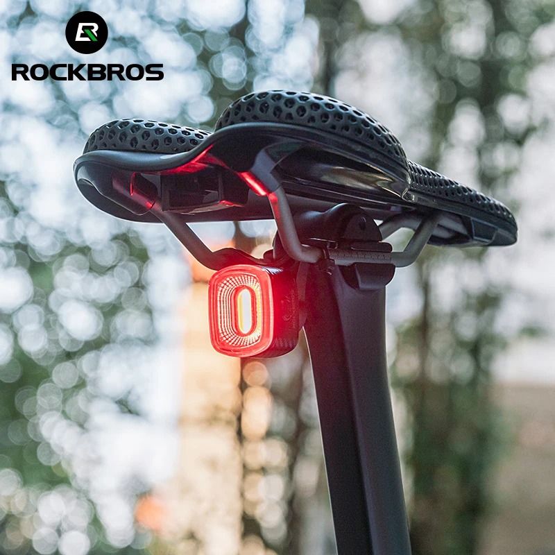 Smart Bicycle Brake Light USB Rechargeable LED Rear Cycling Light 1