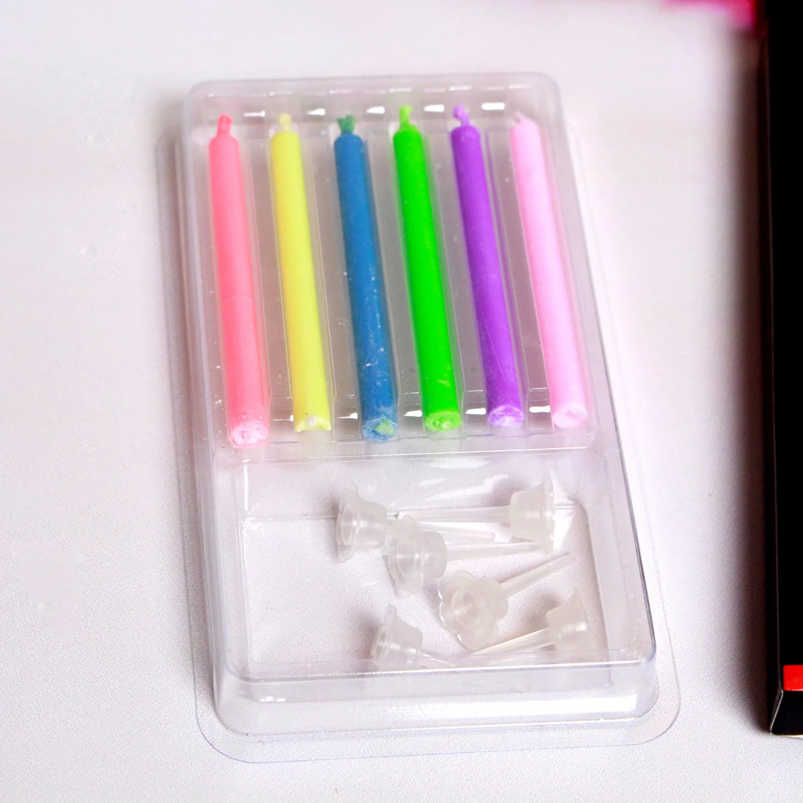 Colorful Multicolour Flame Candles, Birthday Cake, Wedding Party Candles, Kids Decoration & Celebration Party Supplies