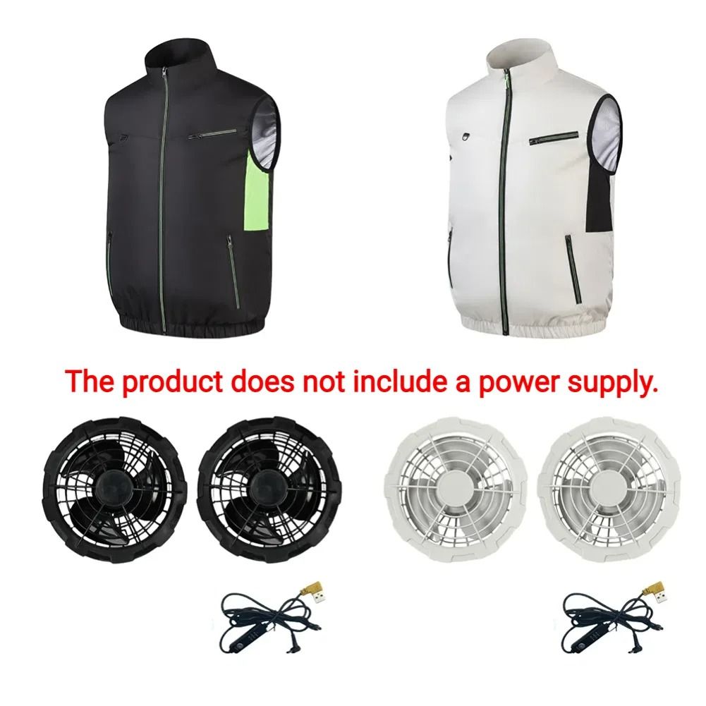 Cooling Fan Vest Breathable Workwear For Hot Weather 1