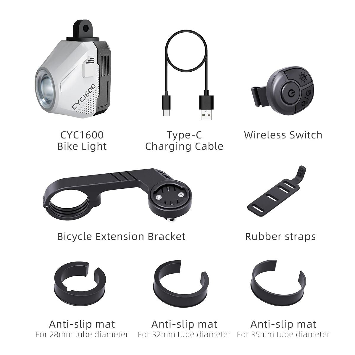 Ultra Bright Bicycle Headlight 1600 Lumen With Wireless Remote 5