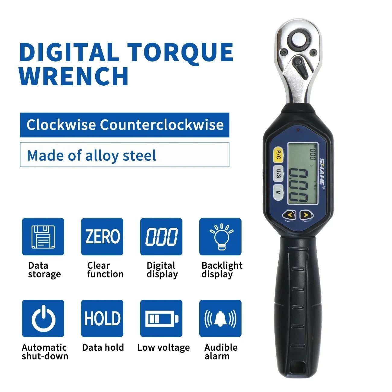 Mini Digital Torque Wrench Adjustable Professional Hand Tool 4