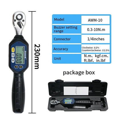 Mini Digital Torque Wrench Adjustable Professional Hand Tool 7