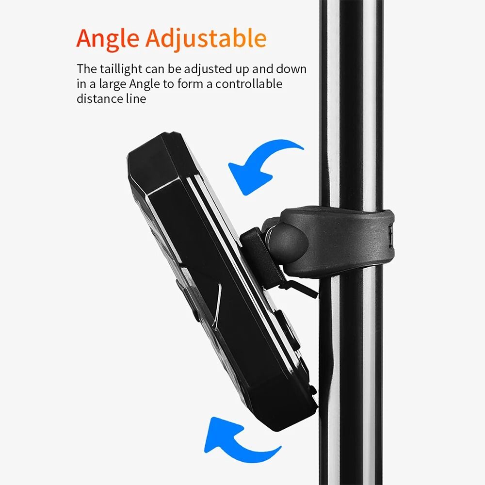 Wireless Remote Control Bicycle Tail Light With Turn Signals 4