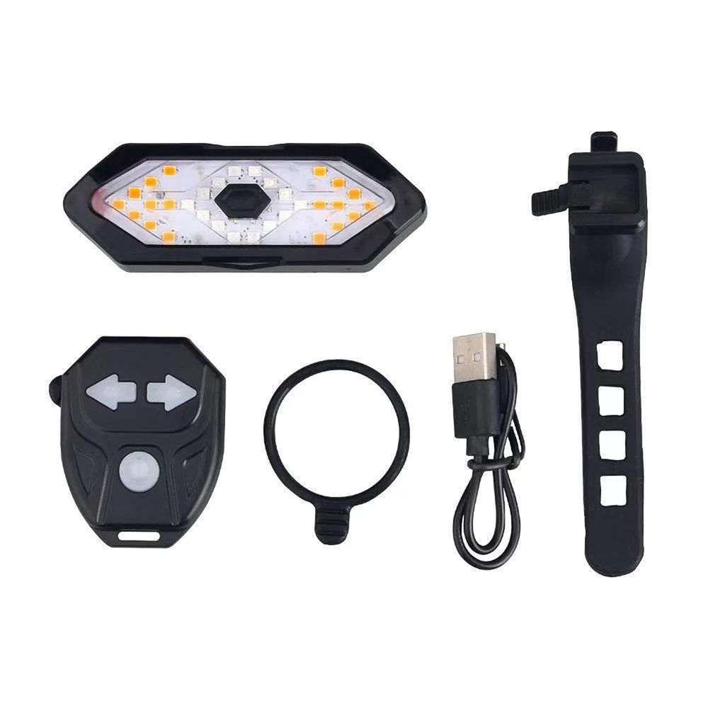 Wireless Remote Control Bicycle Tail Light With Turn Signals 6