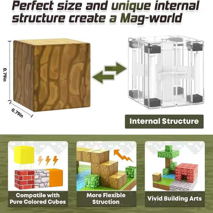 Magnetic Building Blocks Creative STEM Toy Set For Kids 4